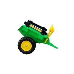 Tractor cu pedale și remocă LeanToys Branson 3827 (Green) Thumb