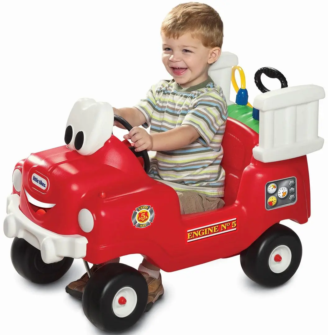 Masina-tolocar Little Tikes Spray&Rescue Fire Truck (Red/White)
