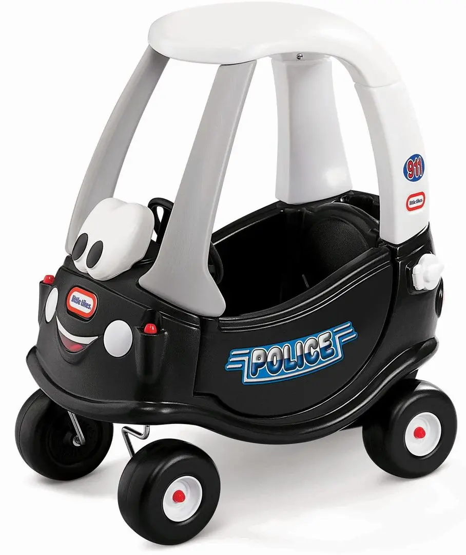 Masina-tolocar Little Tikes Tikes Patrol Police (Black/White)