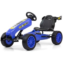Carting cu pedale Milly Mally Go-Kart Rocket (Navy)