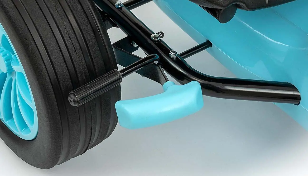 Carting cu pedale Milly Mally Go-Kart Rocket (Ocean)