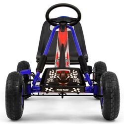 Carting cu pedale Milly Mally Go-Kart Thor (Blue) Thumb