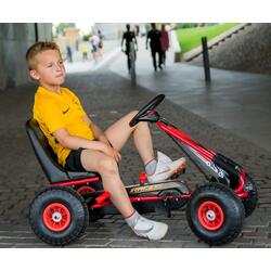 Carting cu pedale Milly Mally Go-Kart Thor (Blue) Thumb