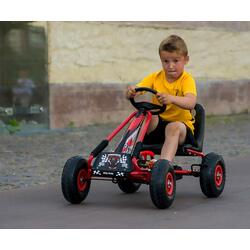 Carting cu pedale Milly Mally Go-Kart Thor (Pink) Thumb