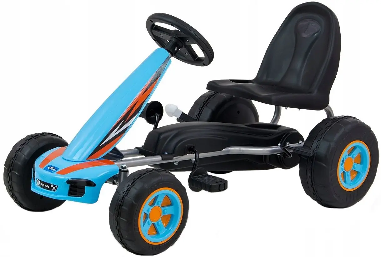Carting cu pedale Milly Mally Go-Kart Viper (Blue)