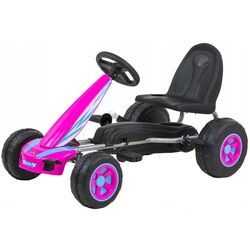 Carting cu pedale Milly Mally Go-Kart Viper (Pink)
