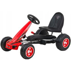 Carting cu pedale Milly Mally Go-Kart Viper (Red)