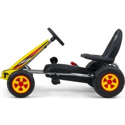 Carting cu pedale Milly Mally Go-Kart Viper (Yellow) Thumb