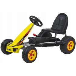 Carting cu pedale Milly Mally Go-Kart Viper (Yellow)