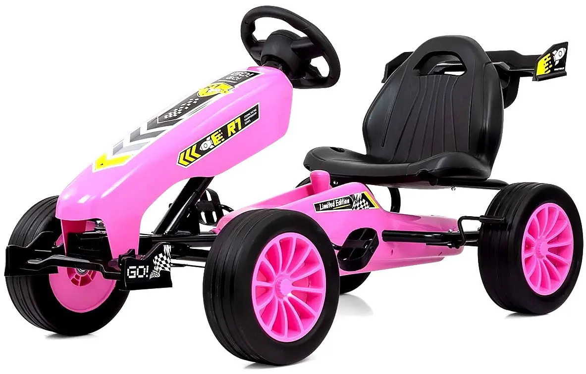 Картинг с педалями Milly Mally Rocket (Pink)