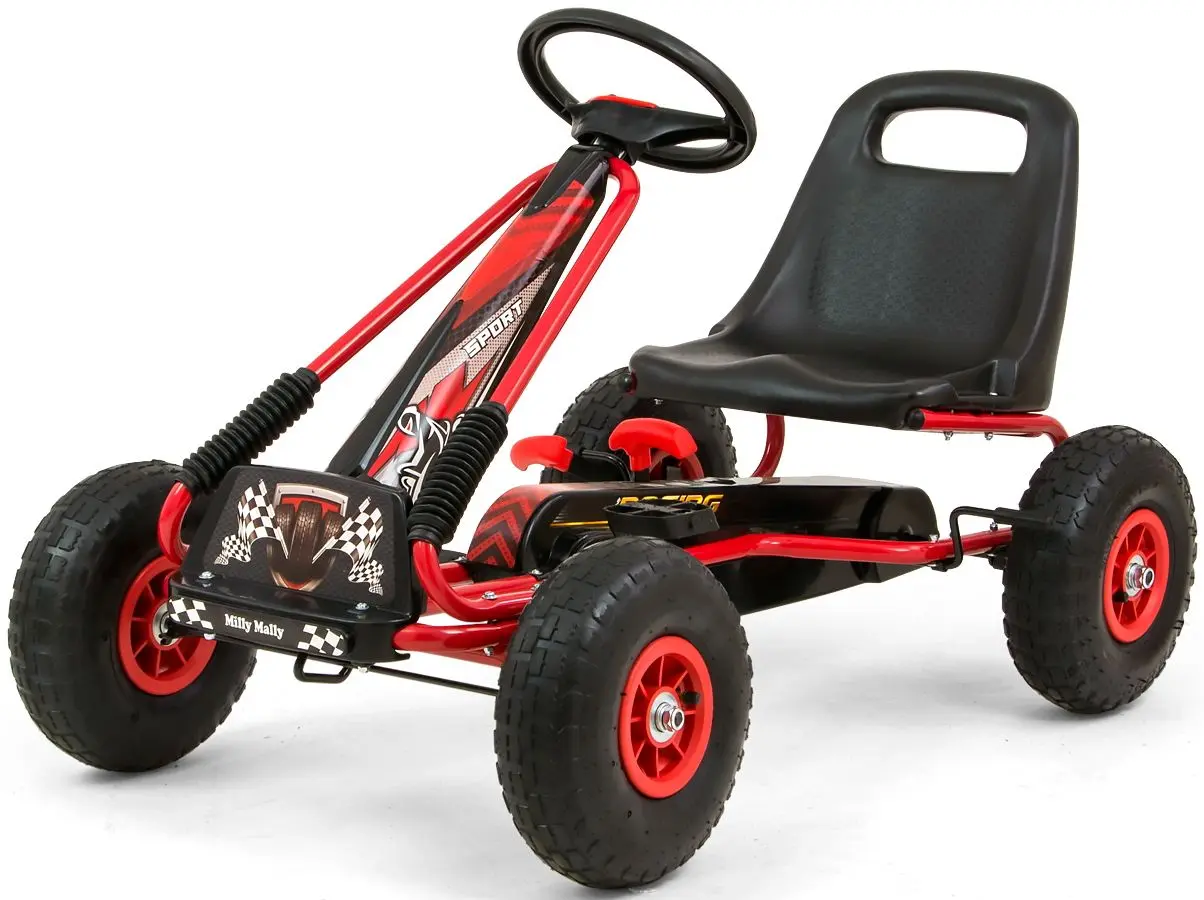 Carting cu pedale Milly Mally Thor (Red)