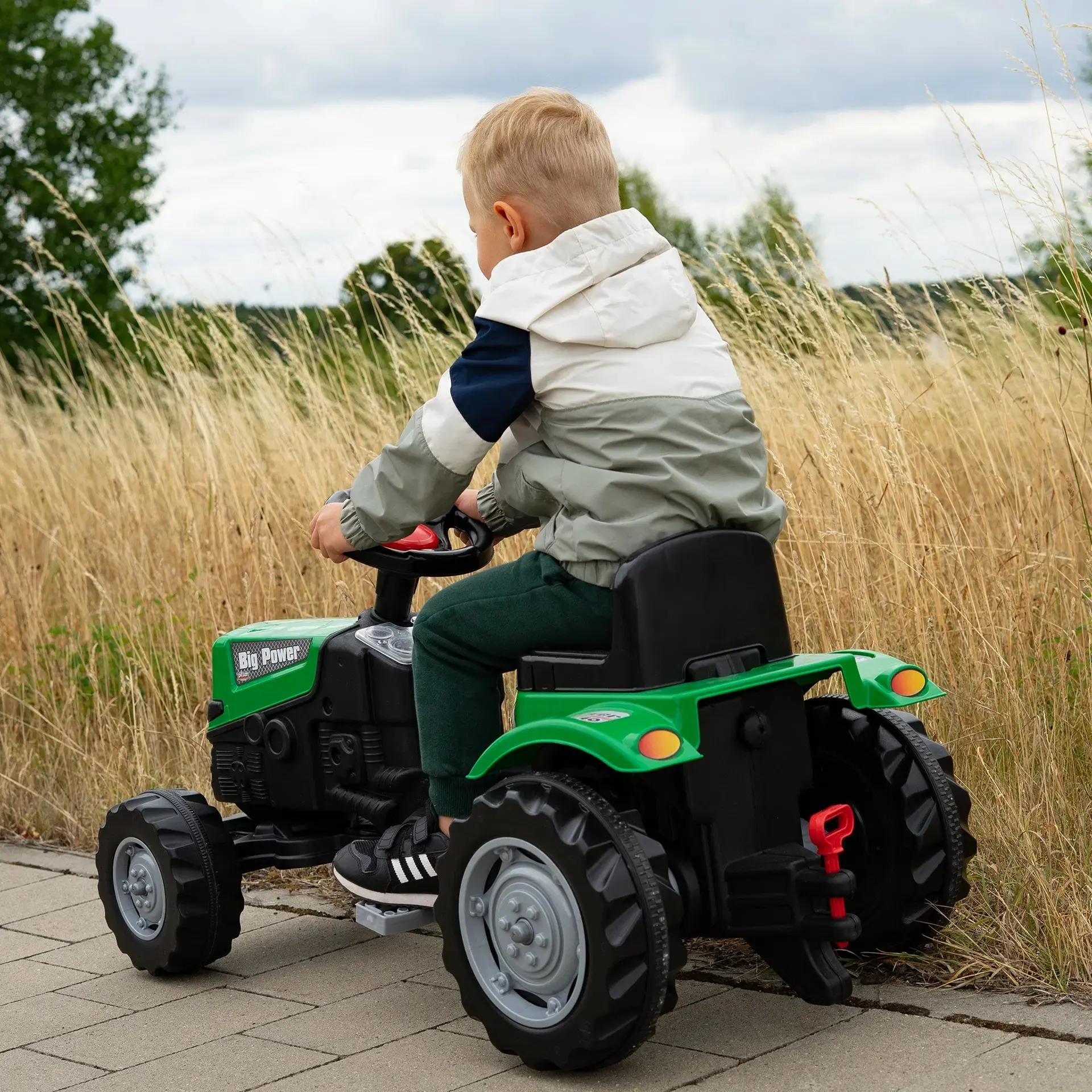 Tractor pedale cu remorca Pilsan Big Power 07320 (Green)