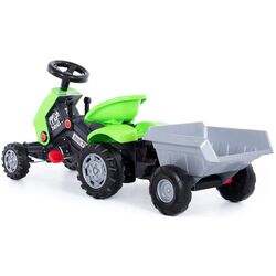 Tractor pedale cu remorca Полесье Turbo-2 52742 (Green) Thumb