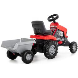 Tractor pedale cu remorca Полесье Turbo 52681 (Red) Thumb