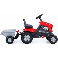 Tractor pedale cu remorca Полесье Turbo 52681 (Red) Thumb