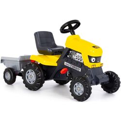 Tractor cu pedale si remorca Polesie Turbo (Yellow) Thumb