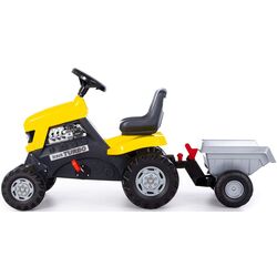 Tractor cu pedale si remorca Polesie Turbo (Yellow) Thumb