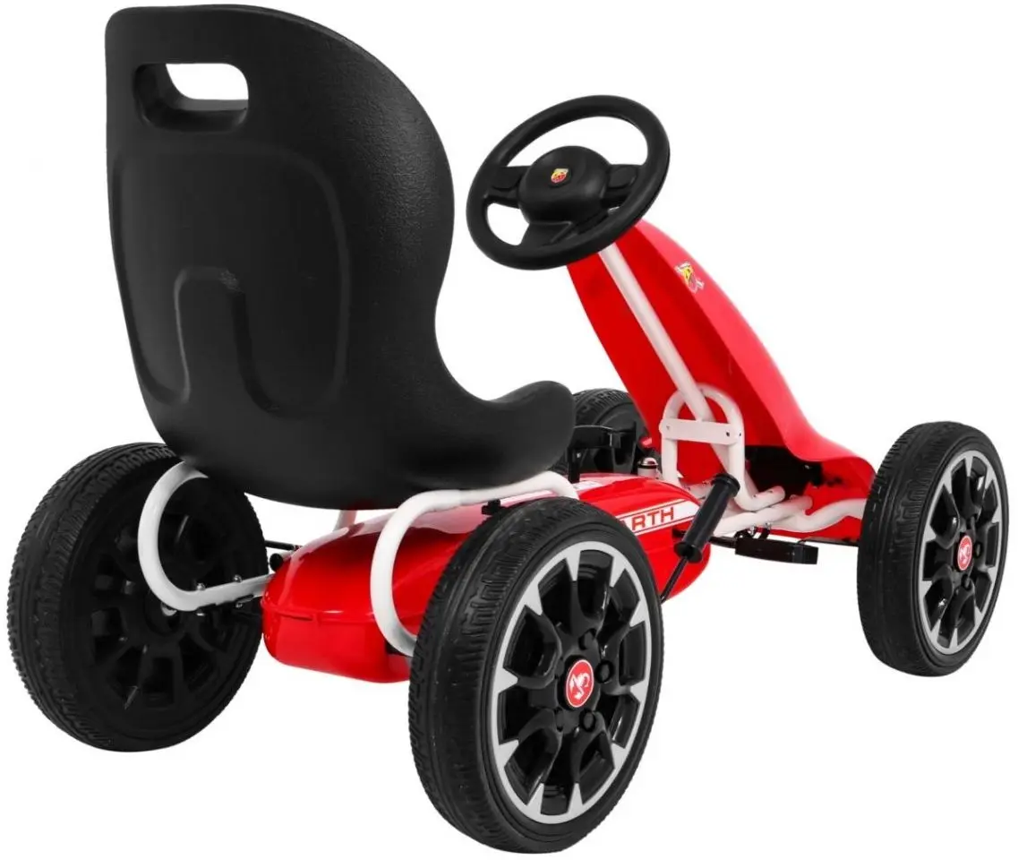 Carting cu pedale Ramiz Abarth (Red)