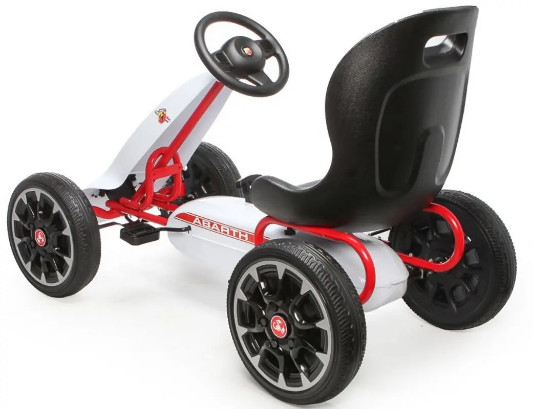 Carting cu pedale Ramiz Abarth (White)