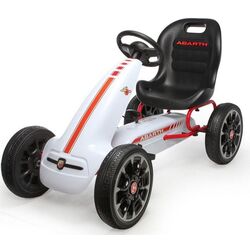 Carting cu pedale Ramiz Abarth (White)