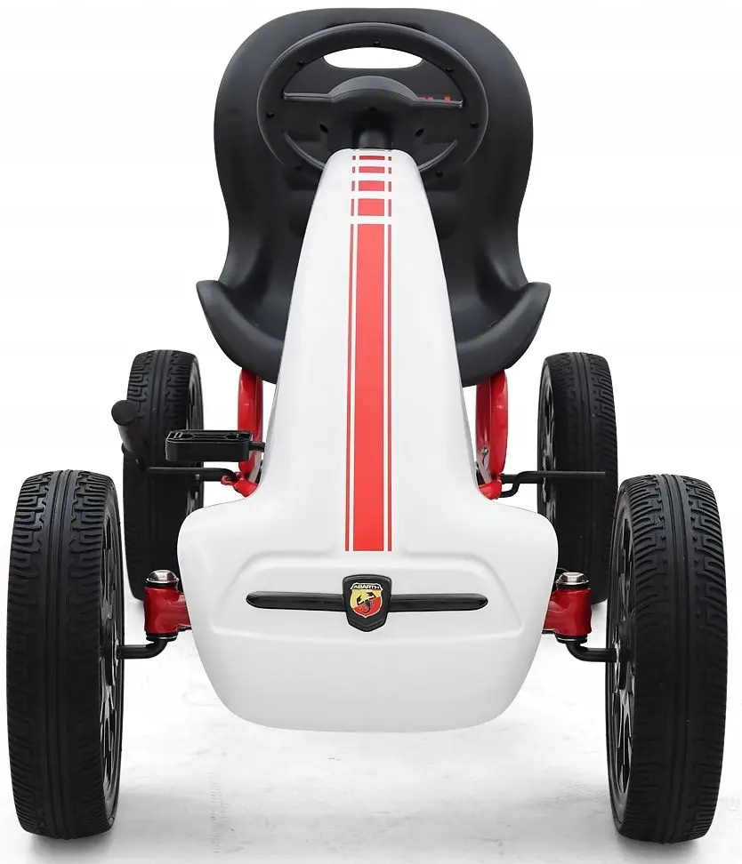Carting cu pedale Ramiz Abarth (White)
