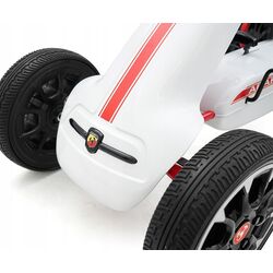 Carting cu pedale Ramiz Abarth (White) Thumb