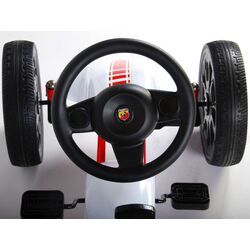 Carting cu pedale Ramiz Abarth (White) Thumb