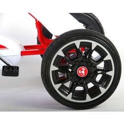 Carting cu pedale Ramiz Abarth (White) Thumb