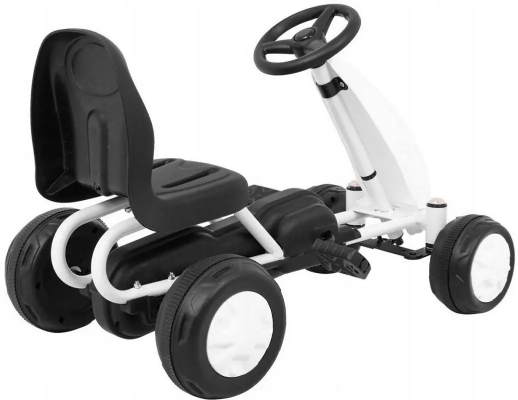 Carting cu pedale Ramiz B001.BIA (White)