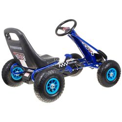 Carting cu pedale Ramiz Go-kart Air (Blue/Black) Thumb