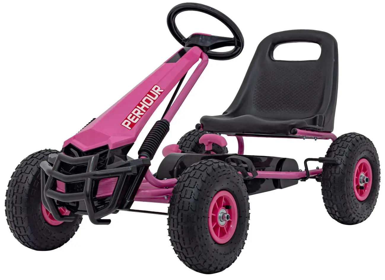 Carting cu pedale Ramiz Go-Kart Air PerHour (Pink)