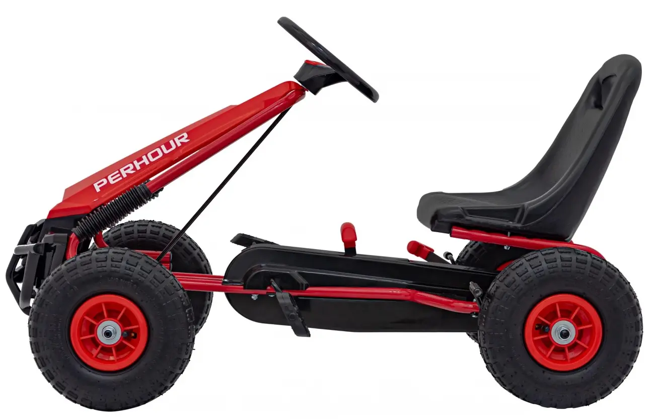 Carting cu pedale Ramiz Go-Kart Air PerHour (Red)