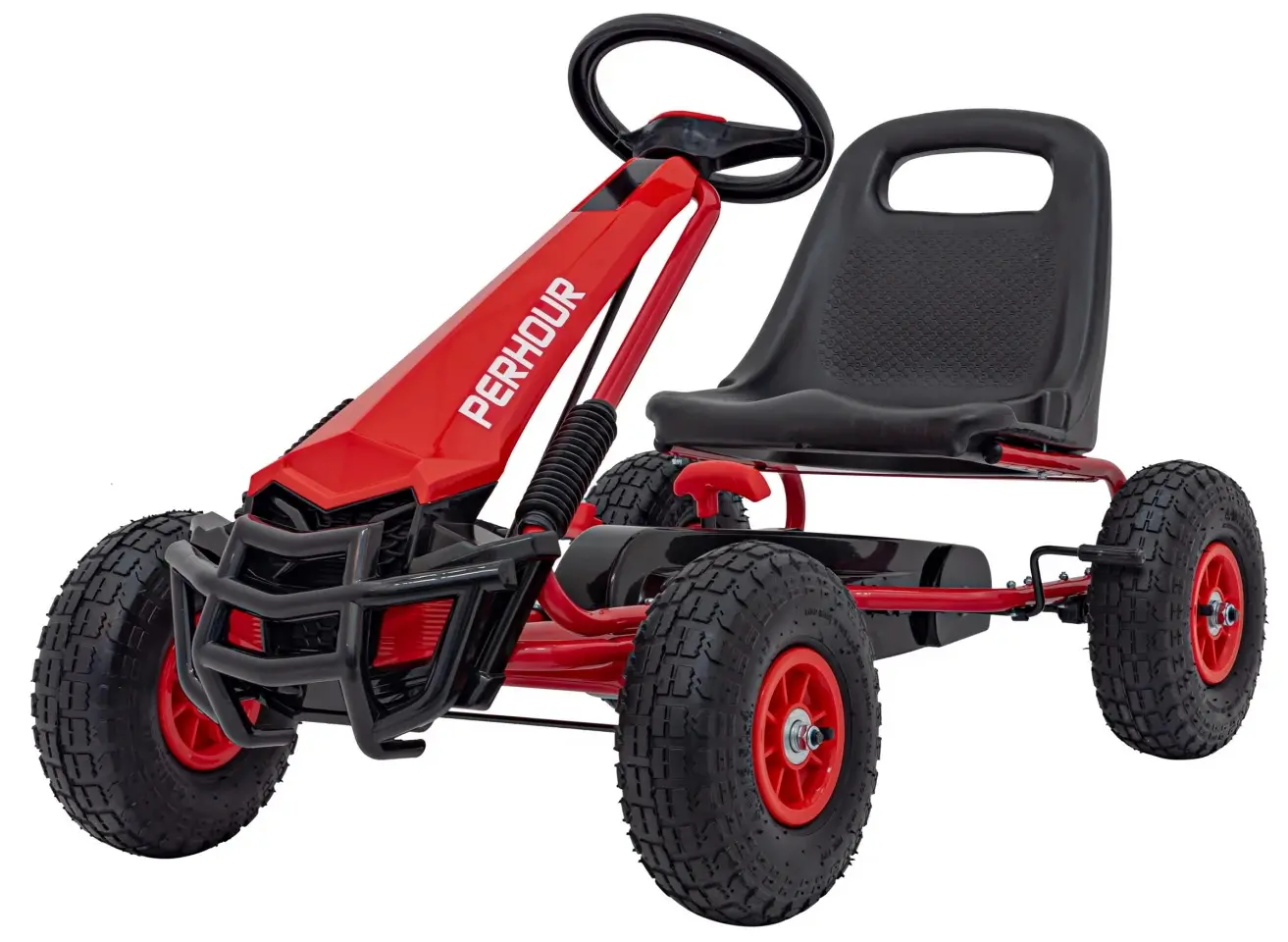 Carting cu pedale Ramiz Go-Kart Air PerHour (Red)