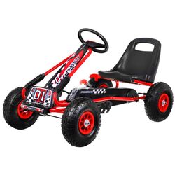 Carting cu pedale Ramiz Gokart Air (Red/Black)