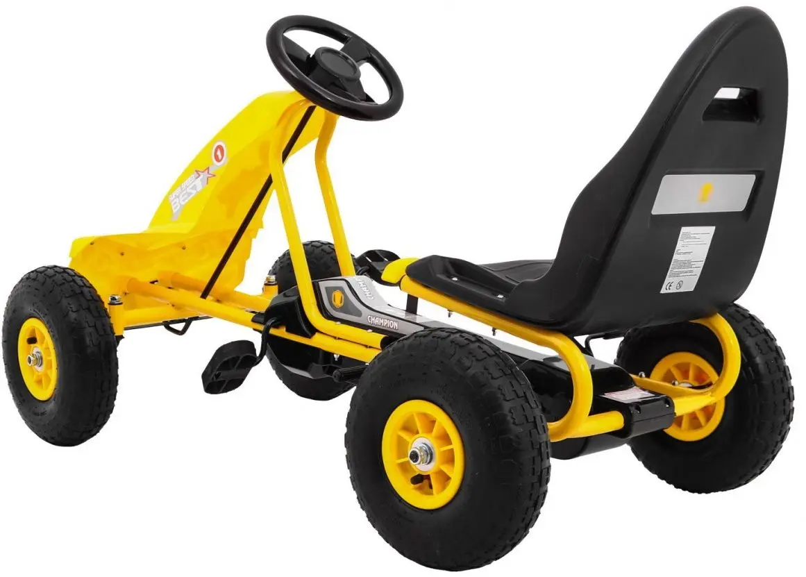 Carting cu pedale Ramiz Gokart Chamiopn (Yellow)