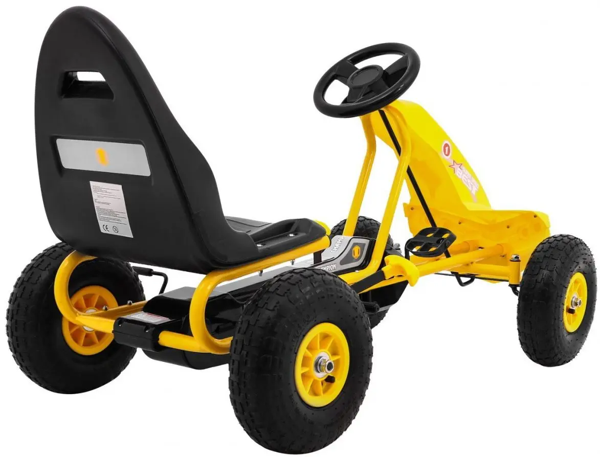 Carting cu pedale Ramiz Gokart Chamiopn (Yellow)
