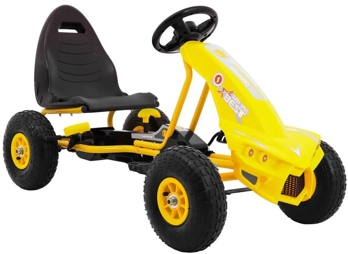 Carting cu pedale Ramiz Gokart Chamiopn (Yellow)