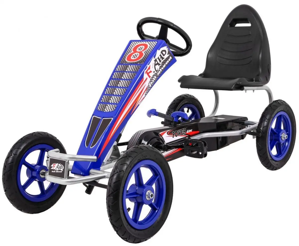 Carting cu pedale Ramiz Gokart Full Ahead AIR (Blue/Black)