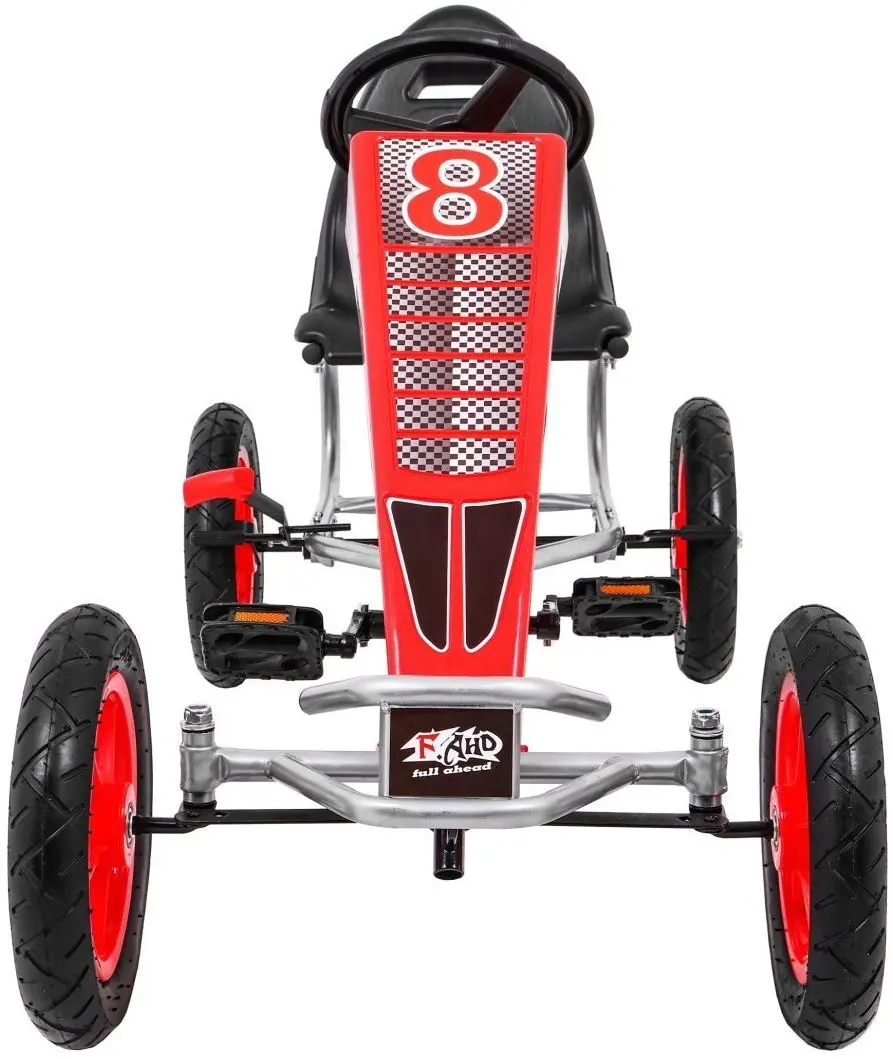 Carting cu pedale Ramiz Gokart Full Ahead AIR (Red/Black)