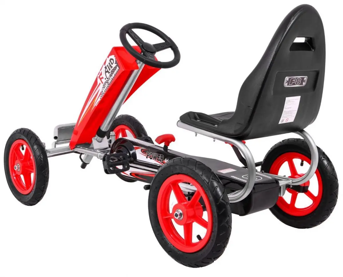 Carting cu pedale Ramiz Gokart Full Ahead AIR (Red/Black)