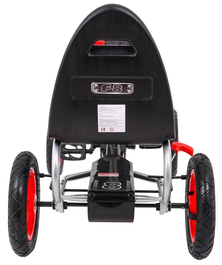 Carting cu pedale Ramiz Gokart Full Ahead AIR (Red/Black)