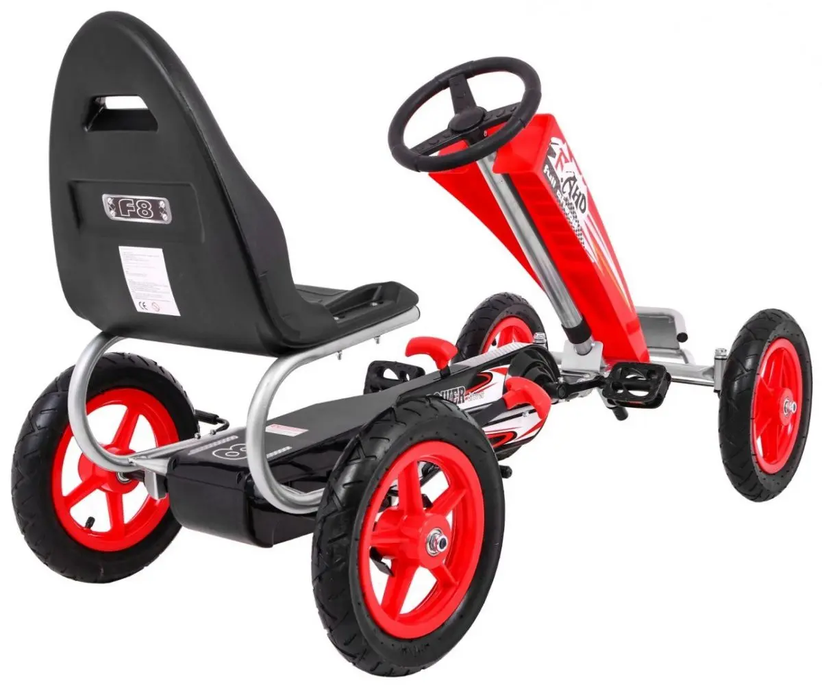 Carting cu pedale Ramiz Gokart Full Ahead AIR (Red/Black)