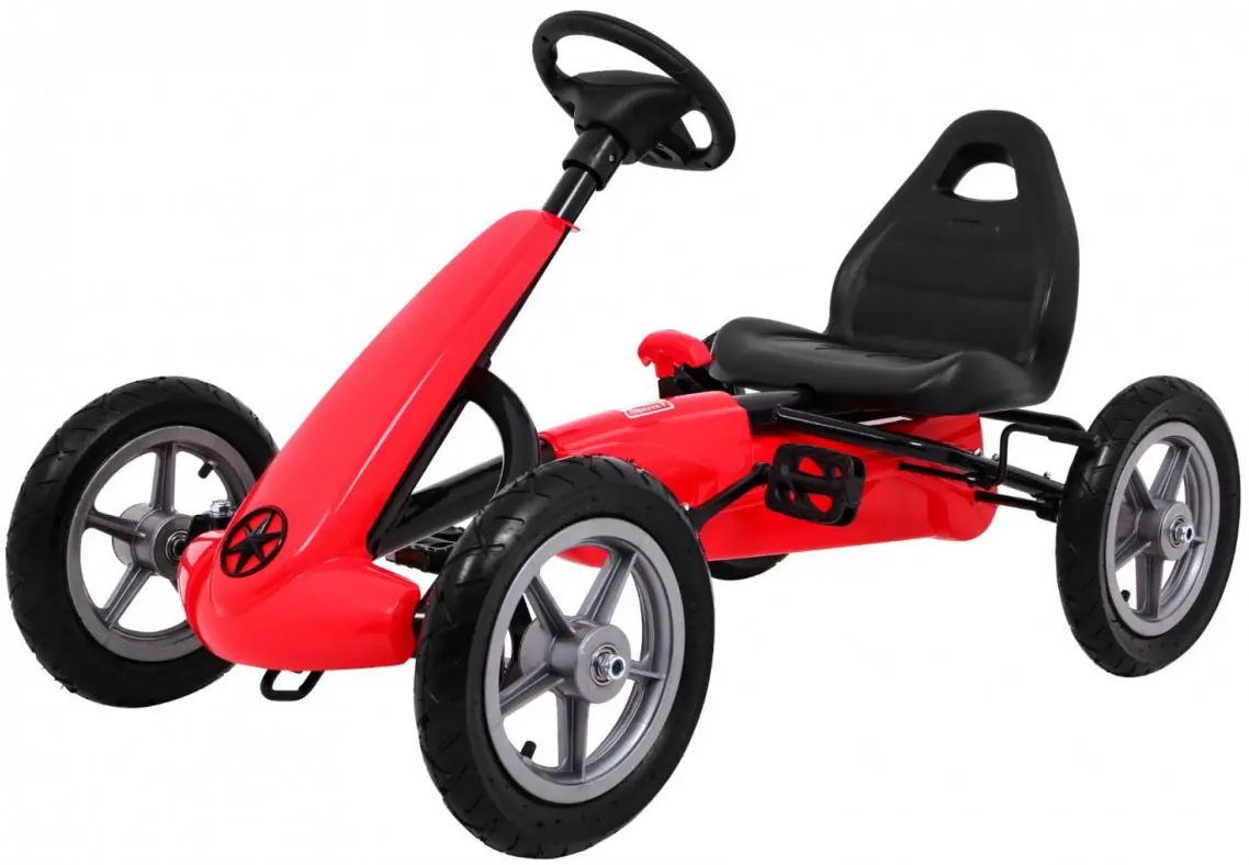 Carting cu pedale Ramiz Gokart Star (Red)