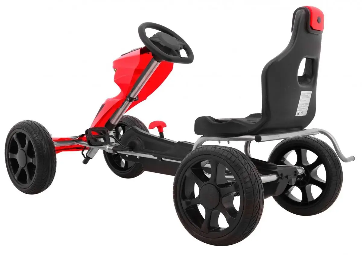 Carting cu pedale Ramiz Grand Ride (Red/Black)