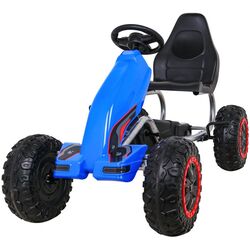 Carting cu pedale Ramiz Large Go-kart Strong (Blue/Black)