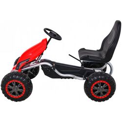 Carting cu pedale Ramiz Large Go-Kart Strong (Red) Thumb