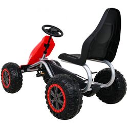 Carting cu pedale Ramiz Large Go-Kart Strong (Red) Thumb