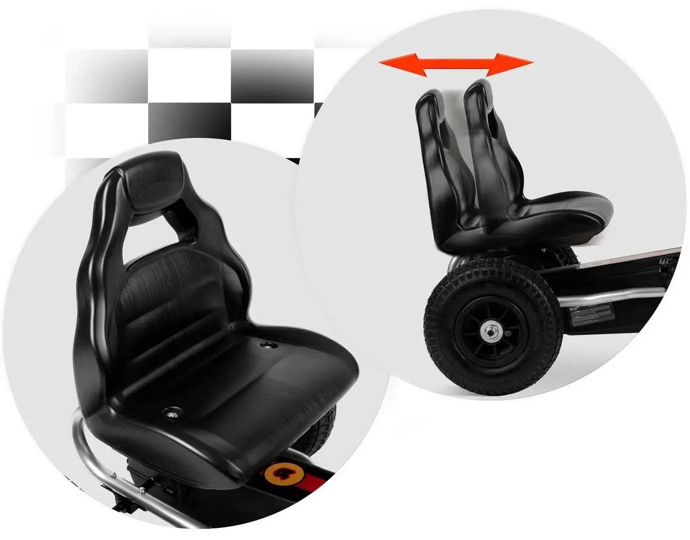 Carting cu pedale Ricokids RK-591 (Red)