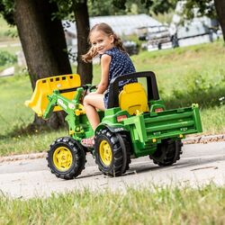 Container pentru încărcător cu pedale RollyToys 408931 (Green) Thumb