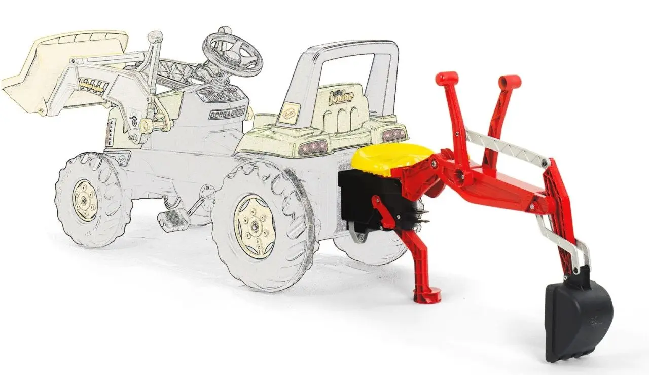 Galeata pentru tractor cu pedale RollyToys 409327 (Red)